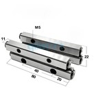  4 Guides 2 Holders  Set Stroke 58mm Cross Roller Guide Linear Black Precision