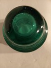Hemingray 42 Glass Insulator Blue Green Electrical Cover  Paper Weight Excellent