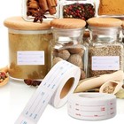 2 Rolls 1000 Pieces Removable Food Labels  1 X 2 Inch 1 X 2 Inch  Blue red 