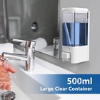 Wall Mount Soap Dispenser  Manual Liquid lot Pump Sterilizer Hand