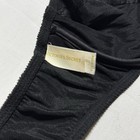 Vintage Victorias Secret Gold Label Black Satin Underwire Bra 36c Made In Usa