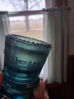 Vintage Hemingray  9 Glass Insulator Aqua Light Blue Green Teal 3 5 Inch  