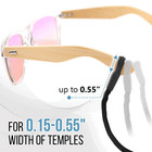 Eyeglasses String Holder Strap Glasses Cords 4 Pcs Black Adjustable 27 Inch Long