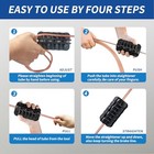 Black 3 16  Tubing Straightener - Handheld Brake Line Tube - 3 16 