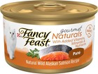 Purina Wet Cat Food Pate Gourmet Naturals Wild Alaskan Salmon Recipe - Pack O   