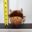 Jellycat Amuseabean Highland Cow Soft Plush Toy Nwt Cute   Hard To Find New