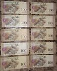 1 10 Bundle 10 Pcs Bank Notes Venezuela 100 Bolivares Circulated 2007-2017 Cash