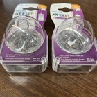 Philips Avent Natural Nipple 6m Natural Flow 6m   4 Nipples - New  Sealed 4 Pack