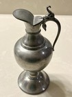Antique Royal Holland Pewter Pitcher W  Lid - Made In Holland  7  H