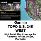Garmin Topo U s  24k - West Map Micro Sd Card  sd Card  -  010-c0949-00