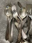 Lot Of Silverware Silver Plate Oneida Serving Spoon Fork Spoon Knife Vtg