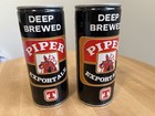 Piper Export Ale uk vintage Pull Tab Beer Cans  Empty