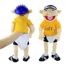 Jeffy Hand Puppet  With Rod  Plush Toy 24  Stuffed Doll Kids Birthday Gifts
