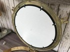 12  Brass Porthole Mirror Nautical Wall Decor Large Working Ship Cabin Window