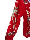 Vintage 80s 90s Holiday Time Christmas Santa Sweatshirt Large Ugly Sweater