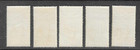 Denmark 1934 Complete Set Of Airmails  Nh  c6-10