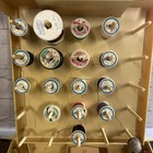 Vintage 1983 World Wide Media Folding Storage Caddy Spool Thread Sewing Box