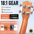 Kmise Professional Ukulele For Adult Beginner  Free 21 Inch  soprano   Brown