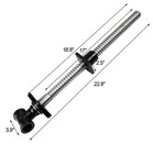 Hfs r  Heavy Duty Workbench Vise Screw With 3 Tpi Acme Threads 17 Inch Capacity