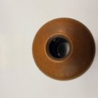 Vintage Antique Brass   Copper Center Lock Door Knob 1 75  Long X 2 15  Diameter