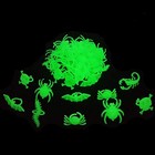 Halloween Spider Rings Glow In The Dark  Plastic Bugs Insects Toys For Kids