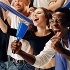 2 Pack Large Blue Metal Cowbells For Football Games  9  Percussion Noise Makers