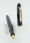 Pelikan 120 Merz   Krell Black   Gold Fountain Pen - Medium Nib - 1970 s - New