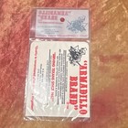 Armadillo Rolling Stones Tongue Logo Red Prism Holographic Sticker 1981 