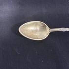 Sterling  925 Miniature Spoon With Foral Design