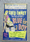 Fred Emney Joe Ritchie  Blue For A Boy Nottingham Musical Theatre Poster 1960