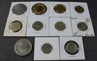 Hotel Casino Gaming Tokens   Lot Of 11 Assorted  1 50 Cents 25 Cents 5 Cents
