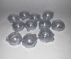 Lot Of 11 Fillable Globes  60mm Darice Craft Supplies Clear Ball Ornament 110595
