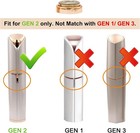 6 Pack Gen2 Replacement Heads For Flawless Facial Hair Remover Replacement   