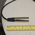 Xlr 3-pin Male Silver black Metal Audio Connector   Microphone To Mixer 