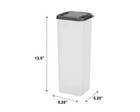 Pack Of 2 Bread Storage Container Durable Plastic Single-loaf Keeper With Lid