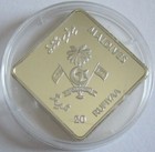 Maldives 20 Rufiyaa 2000 Millennium Silver