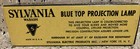 Nos Sylvania Blue Top Projector Lamp Dej 750w 120v Bulb Slide Movie Projection 