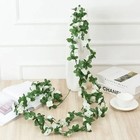 250cm Artificial Rose Garland Flower Vine For Wedding Party Home Wall Decoration