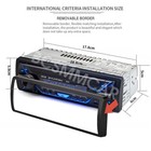 Car Radio Stereo Bluetooth Single 1 Din Head Unit Mp3 Player Fm Usb Tf Sd Aux