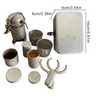 Extra Rare Collectors Camping Coffee Kit  Vintage Espresso Maker Set For Travel 