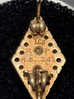 1948 Kappa Delta Sorority Pin Badge Pearls Emeralds Maryland 
