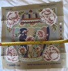 Vintage 1989 Ehrman Textile Needlepoint Kit Kaffe Fassett Design Peony Jar Rare