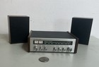 Vintage Amico St-102 Mini Am Mock Stereo Radio 2 Speakers Hong Kong Clean - Work