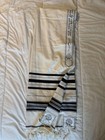 Vintage Tallit Prayer Shawl With Velvet Bag