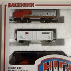 N Scale Bachmann Highballer Santa Fe Locomotive Diesel Train Set 3 Cars 24300