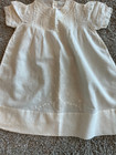 Vintage 1940s Baby Christening  Cotton Dress And Slip