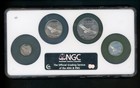 2007 Us 1 85 Oz Platinum American Eagle Ngc Ms69 Early Releases Gem Set Of Four