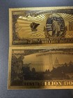 Billion  1 000 000 000 Dollar Gold Foil Banknotes Reserve Art Money Fun Novelty