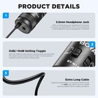 Boya M1 Pro Lavalier Microphone Omnidirectional For Iphone Android Pc