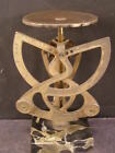 1900 Brass Columbus Postal Scale Letter Apothecary Balance W rare Portoro Marble